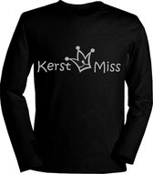 T shirt met opdruk Kerst Miss maat 62/68