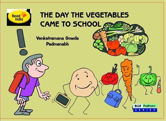 Children's Books - The Day Vegetables Came to School - cover