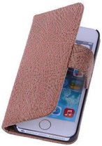 BestCases Glamour Gold Echt Leer Wallet Case Hoesje Apple iPhone 4 4S