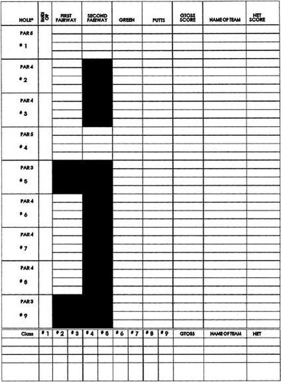 Bull's Gameboard Golf van Bull's — afbeelding 3