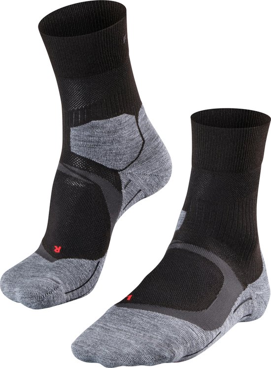 FALKE RU4 Endurance Cool Hardloopsokken anti blaren, anti zweet functioneel garen sportsokken dames zwart - Maat 39-40