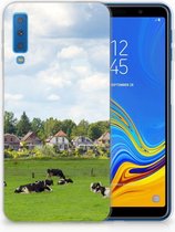 TPU Siliconen Case Back Cover Samsung A7 (2018) Koeien