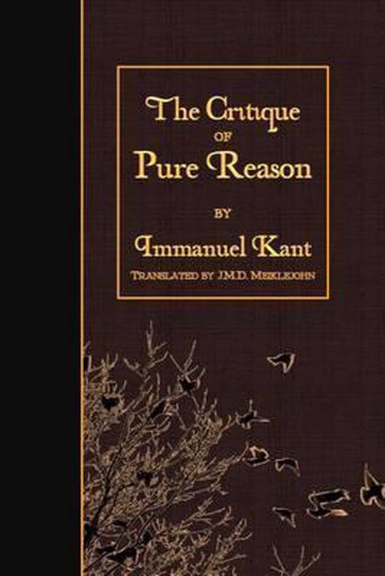 The Critique of Pure Reason - cover