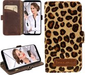 Bouletta Lederen Samsung Galaxy S7 Edge Hoesje - BookCase - Leopard