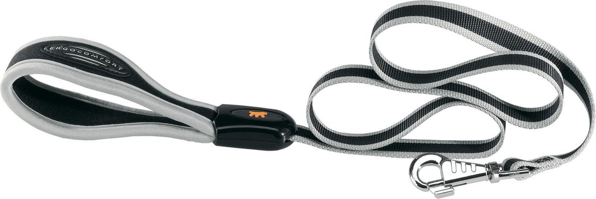 FERPLAST HONDENRIEM ERGOCOMFORT G15/120 LIJN GRIJS