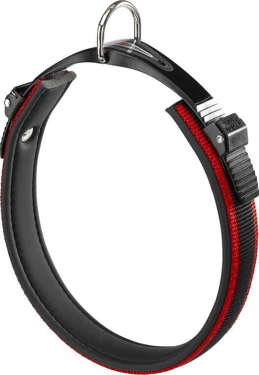 Ferplast Hondenhalsband Ergocomfort 34 Tot 42 Cm Zwart/rood