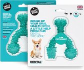 TastyBone - Small - Dental Trio Bone - Peppermint - Hond - Kauwspeelgoed - Vegan - Kluif - Nylabone