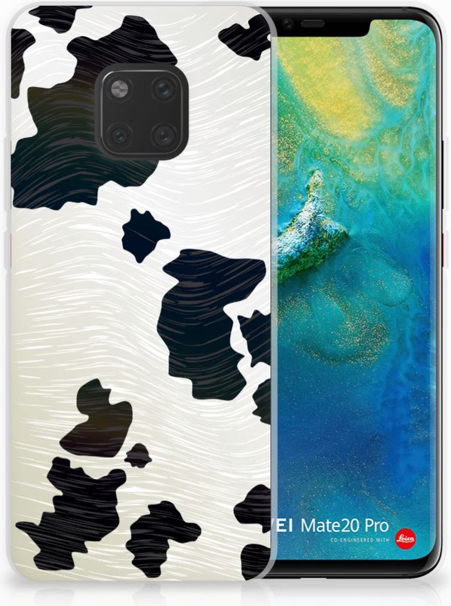Huawei Mate 20 Pro TPU Hoesje Koeienvlekken
