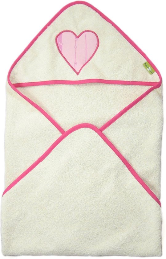Badcape | poncho voor kinderen ® zachtroze