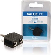 Valueline VLAB22945B cable gender changer 3.5mm 2 x 3,5 mm Noir