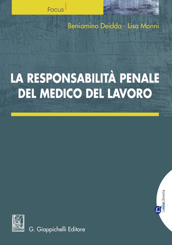 La responsabilità penale del medico del lavoro - cover