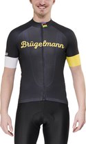 Brügelmann Bioracer Classic Race Jersey Heren, zwart/geel Maat XL