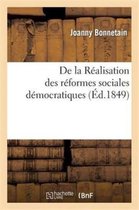Sciences Sociales- de la Réalisation Des Réformes Sociales Démocratiques