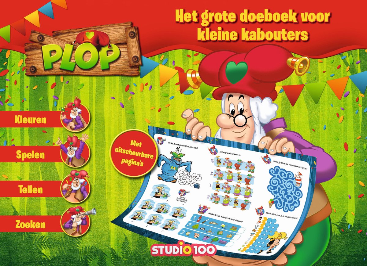 Kabouter Plop - Het grote doeboek voor kleine kabouters