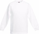 Witte katoenmix sweater voor jongens 7-8 jaar (122/128)
