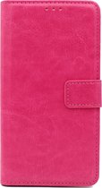 HB Hoesje Geschikt voor Samsung Galaxy S10 Plus - Portemonnee Book Case - Kaarthouder & Magneetlipje - Roze