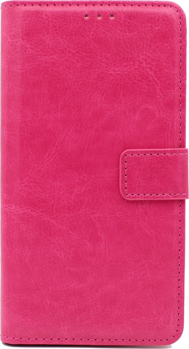HB Hoesje Geschikt voor Samsung Galaxy S10 Plus - Portemonnee Book Case - Pasjeshouder en Magneetlipje - Roze