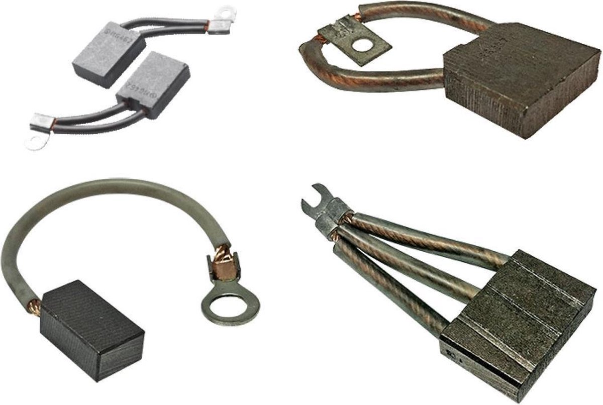 VETUS SET0023 4 Koolborstels voor BOW23/35 (12,5x8x25mm)