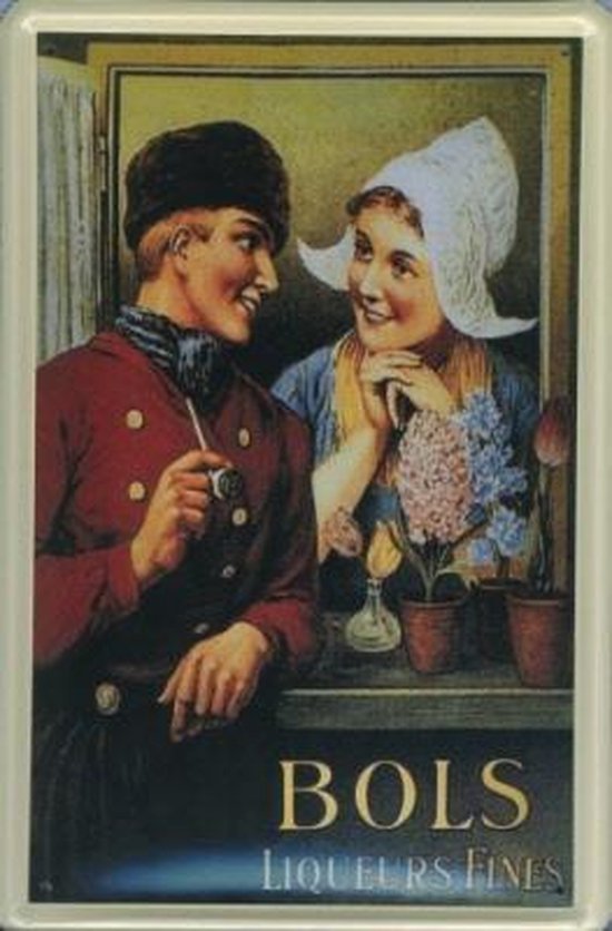Bols reclame Liqueurs Fines reclamebord 10x15 cm