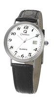 Orphelia  MON-7082 Horloge - Leer - Zwart - Ø 34 mm