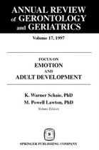 Annual Review of Gerontology and Geriatrics, Volume 17, 1997