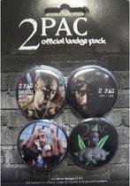 2-PAC Buttons - Official Badge Pack
