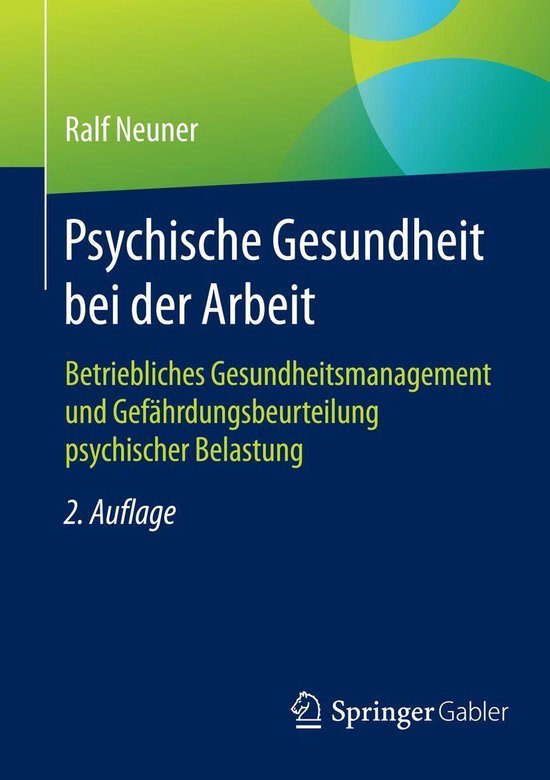 Business and Economics (German Language) - Psychische Gesund ... - cover