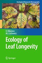 Ecological Research Monographs - Ecology of Leaf Longevity