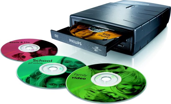 Zeestraat Incubus Ruwe slaap Philips Externe 18x DVD Brander USB 2.0 - Lightscribe | bol.com