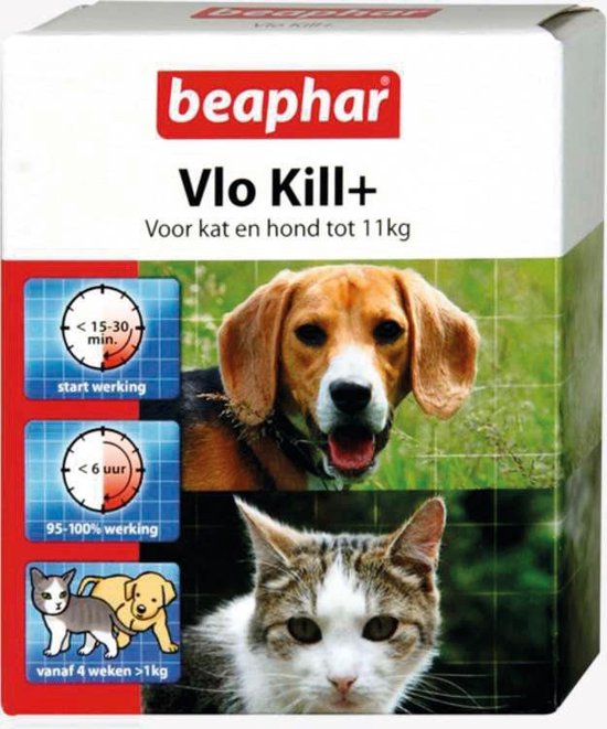 Beaphar - Kleine Hond/Kat - Tot - 6 Tabletten | bol.com