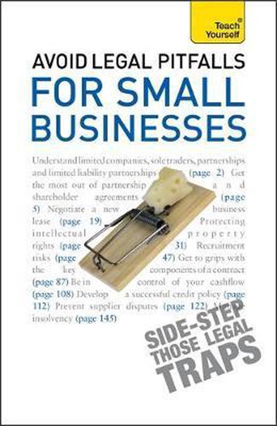 Avoid Legal Pitfalls For Small Businesses: Teach Yourself - cover