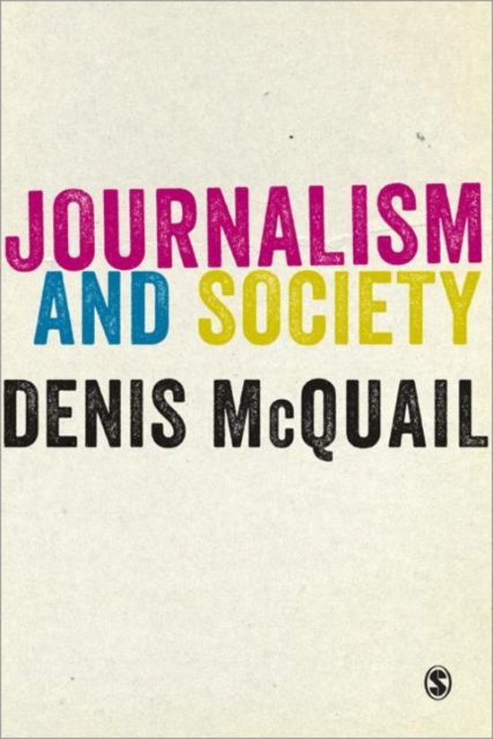 Journalism and Society - cover