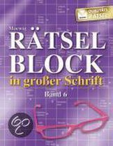 Rätselblock in großer Schrift 6