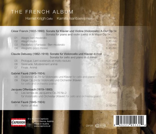 Franck, Debussy, Faure & Offenbach: French Album (CD)