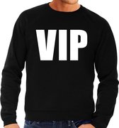 VIP tekst sweater / trui zwart voor heren L