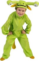 Groen marsmannetje / alien verkleed pak voor kinderen - carnavalskleding voor jongens en meisjes 116 (6 jaar)