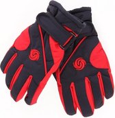 Ski handschoenen voor jongens rood/navy 4-8 jaar (116-128)