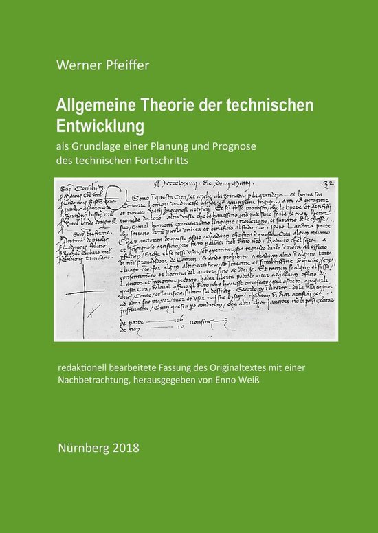 Allgemeine Theorie der technischen Entwicklung - cover