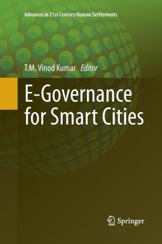 E-governance for Smart Cities - cover