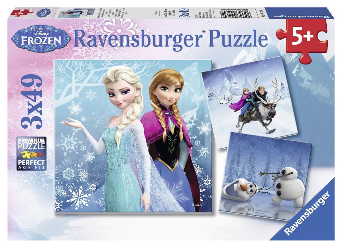 Puzzles 2x24 p - Vers des contrées glacées / Disney La Reine des Neiges 2, Puzzle enfant, Puzzle, Produits