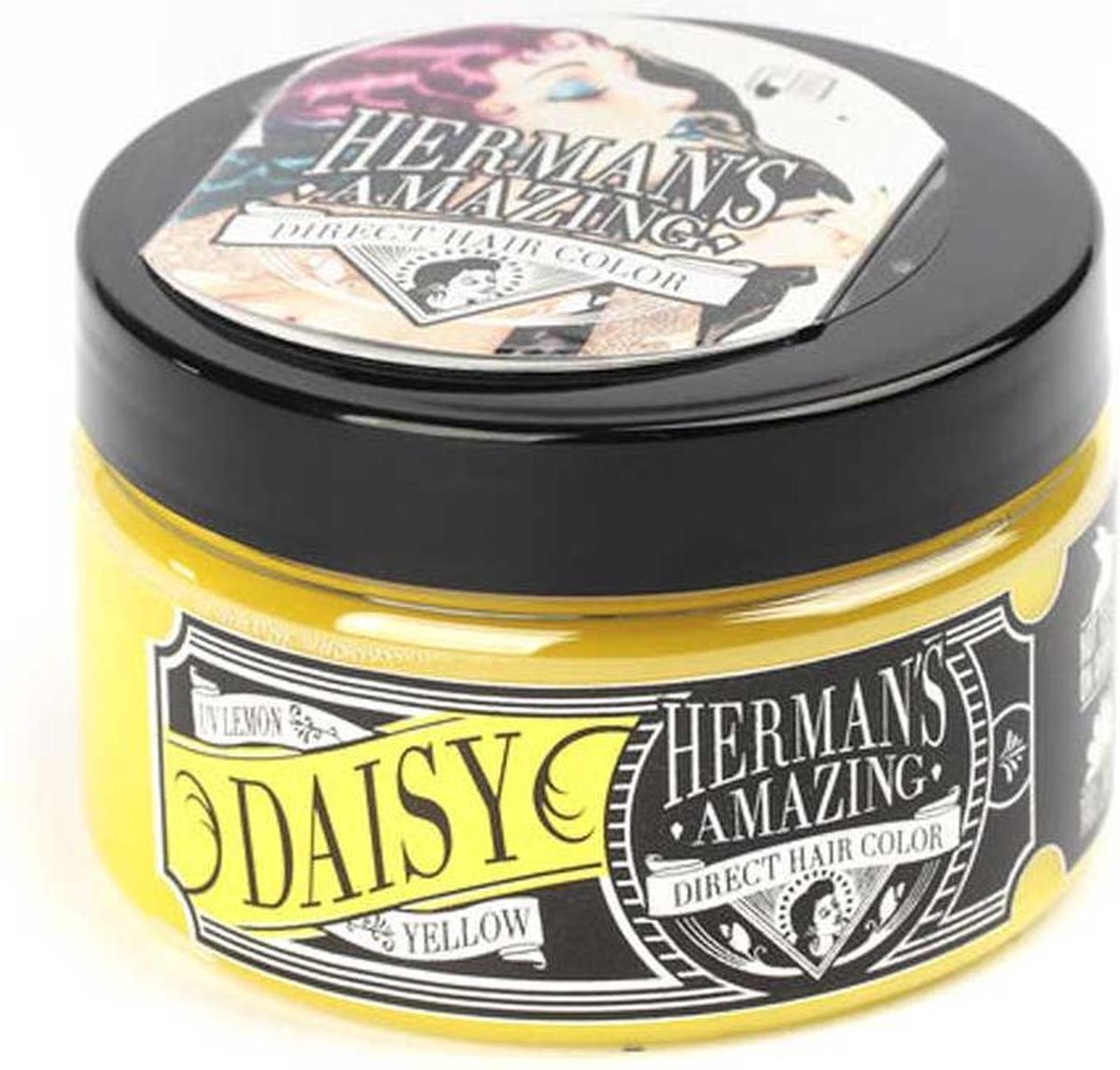 Hermans Amazing Haircolor - Lemon Daisy UV Semi permanente haarverf - Geel