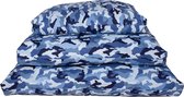 Lobbes Hondenkussen Legerblauw 55 x 80 x 10 cm