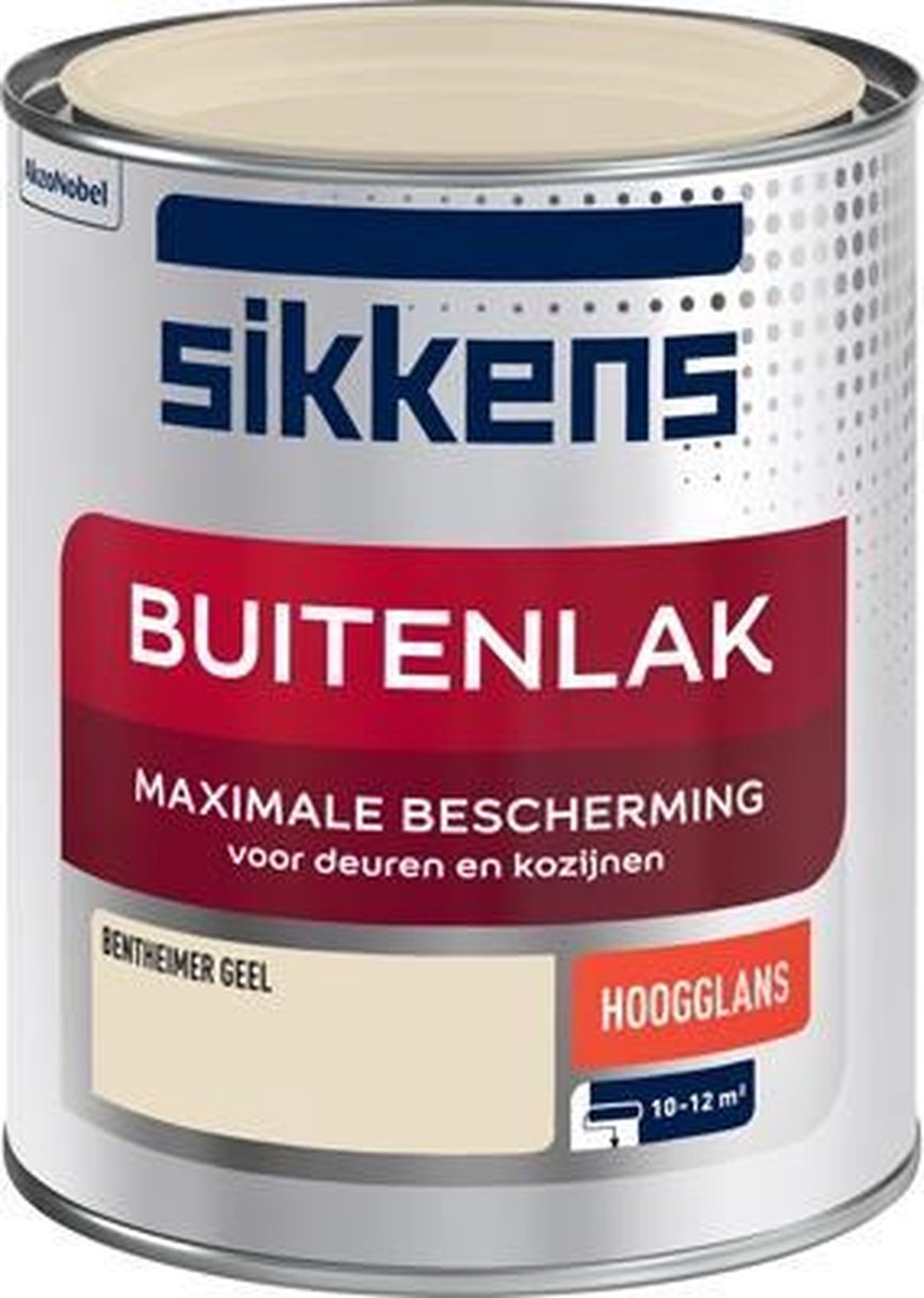 SIKKENS BUITENLAK HOOGGLANS BENTHEIMER GEEL 0.75 L