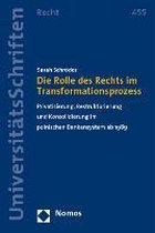 Die Rolle des Rechts im Transformationsprozess