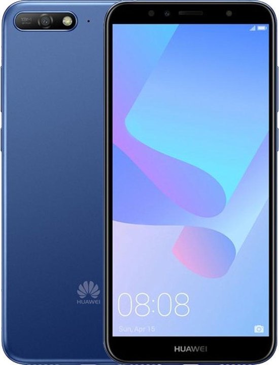 Lach schors mentaal Huawei Y6 (2018) - 16GB - Blauw | bol.com