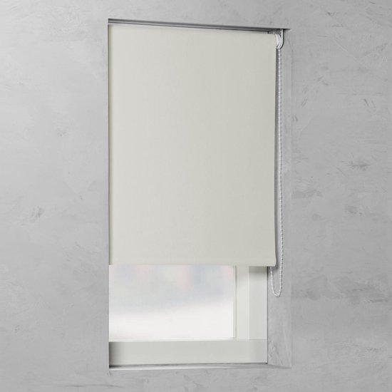 schot Moederland voorzien Rolgordijn Verduisterend Bright white - 230x190 cm | bol.com