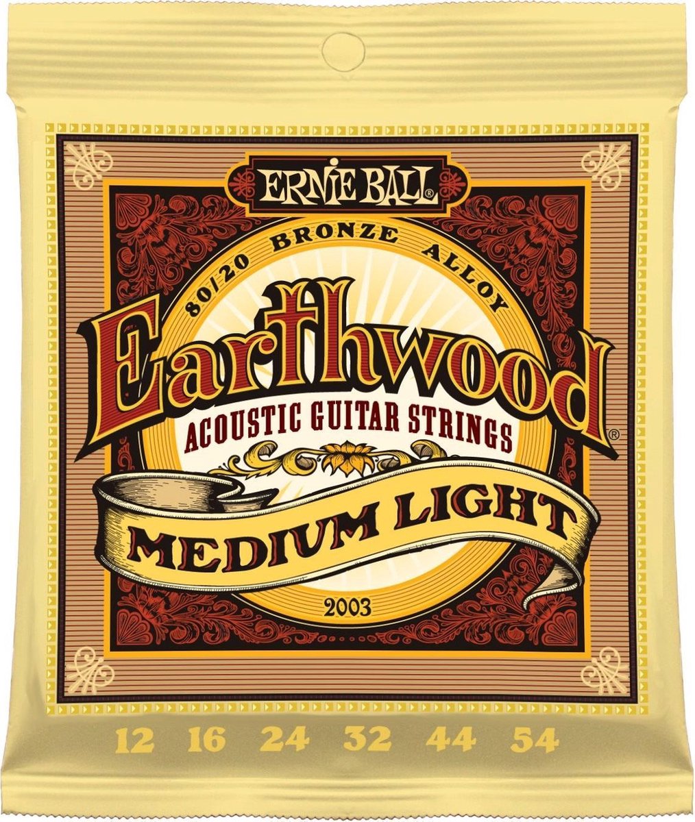 Ernie Ball P02003 Gitaar Staal Akoestisch 6 stuk(s)