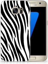 Coque pour Samsung Galaxy S7 Tenphone Etui Coque Zèbre