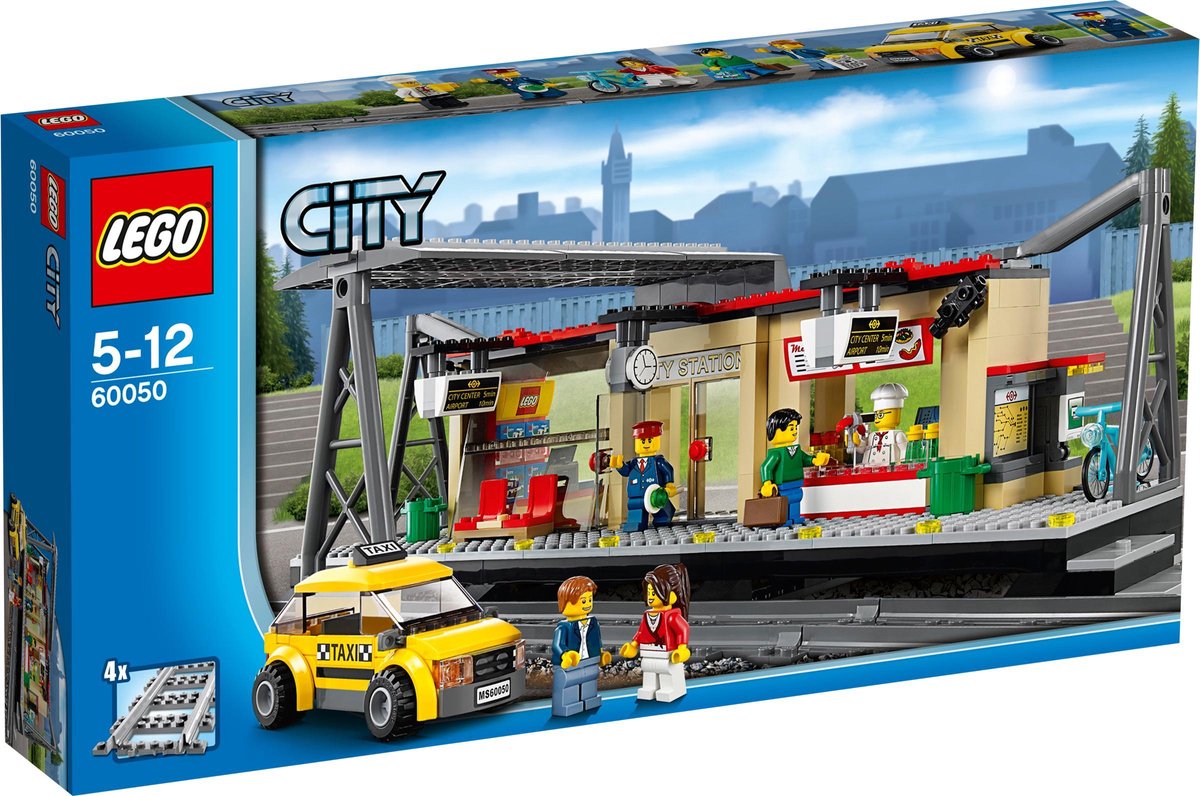 Vloeibaar Geavanceerde Haiku LEGO City Treinstation - 60050 | bol.com