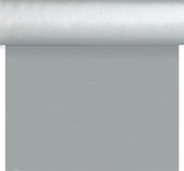 Bruiloft/huwelijk zilveren tafelloper/placemats 40 x 480 cm - Thema zilver - Trouwerij tafeldecoraties/versieringen